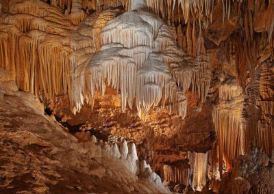 Formations in the cave