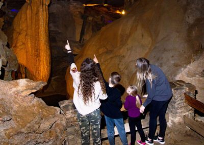 family at Cumberland Caverns, TN