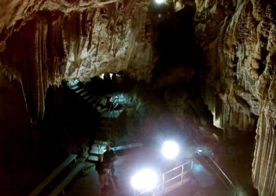 Lake Shasta Caverns inside