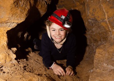 girl in Cumberland Caverns, TN