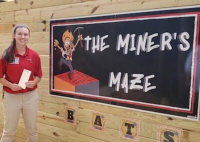 The Miner's Maze sign