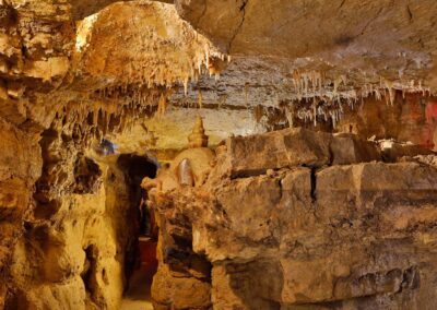formations in Crystal Lake Cave, IA