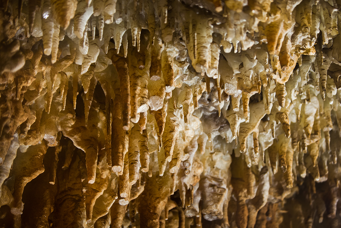 formations in the cave